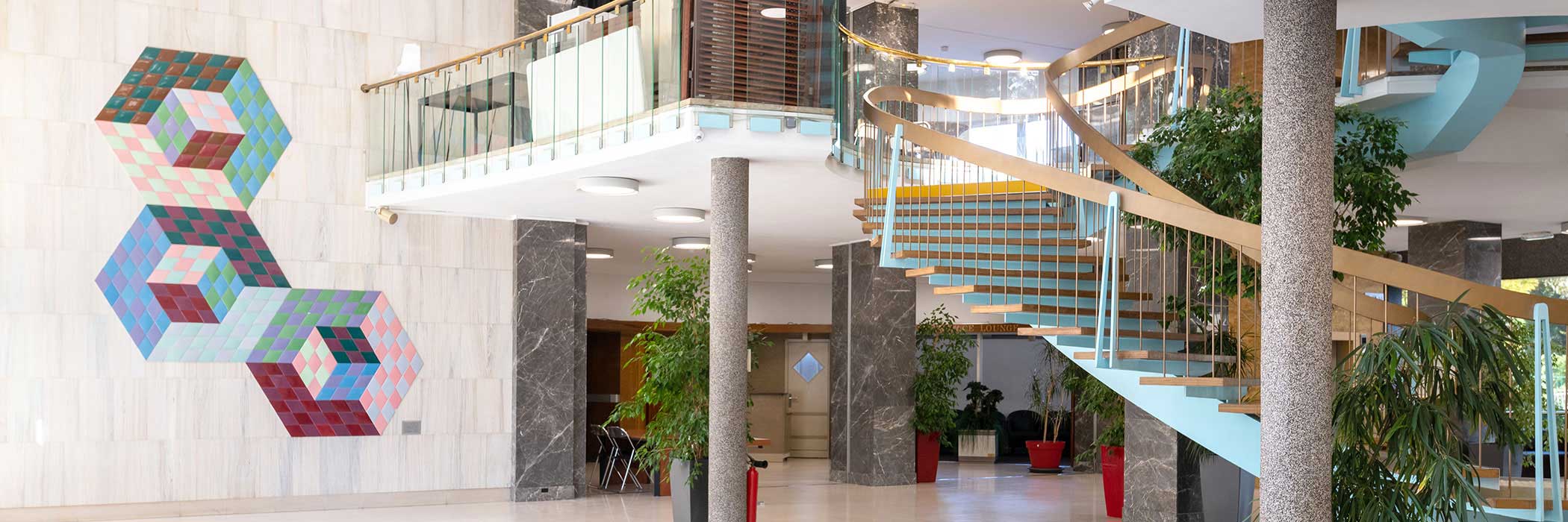 UIC headquarters in Paris, entrance hall, France